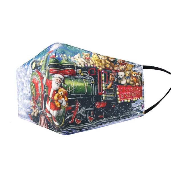 

3d printed cotton mask winter warm christmas and dustproof fashion design facemasks