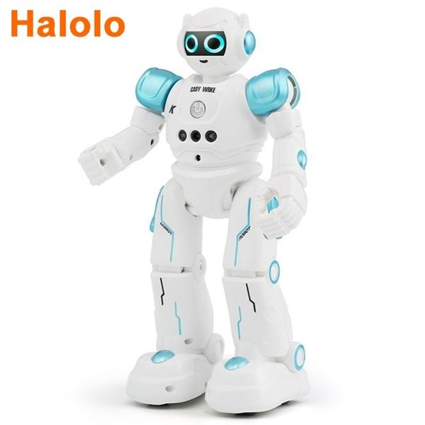 

halolo r11 rc robot cady wike gesture sensing touch intelligent programmable walking dancing smart robot toy for children toys 201212