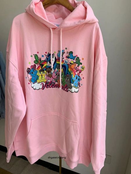 

printed animal winter high-end vetements 2019 version sweater autumn / gtkjj, Black