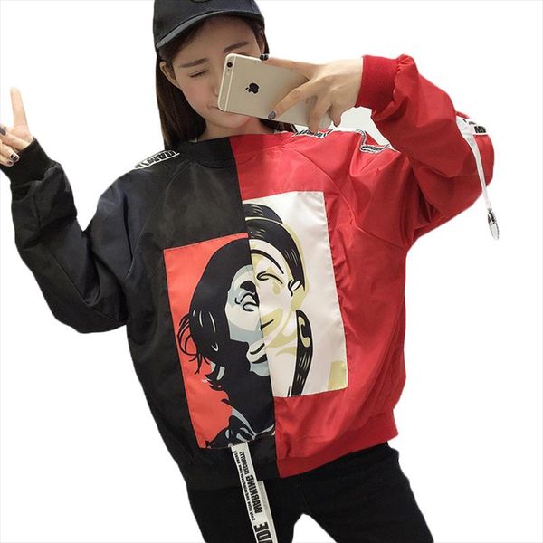 

жутки бомбардировщики женщины новые женские базовый куртка мода ветровка высокое качество вершина женский женщин пальто, Black;brown