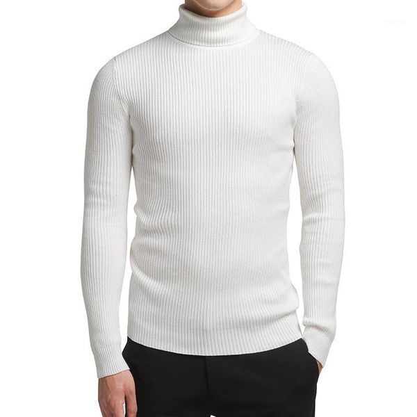 

brand turtleneck sweater men casual pull homme 2020 winter warm sweaters soft knitwear pullover men classic clothing oversize1, White;black