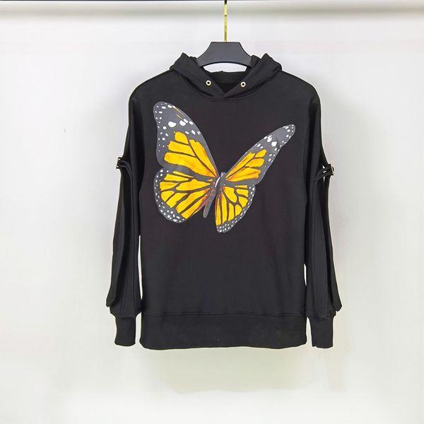 

20fw fashion men pullover cotton comfortable sleeve retro shirt men women fall/winter hip hop pullover hoodie size s-xl, Black