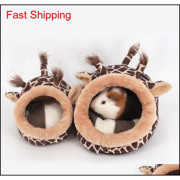 

plush soft guinea pig house bed cage for hamster mini animal mice rat nest bed hamster house small pet products 1bu0k