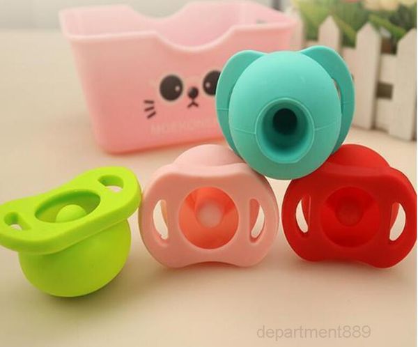 

a-nipple food grade soft silicone for newborn nipples feeder flexible infant cleaner funny soother baby pacifier owc1172