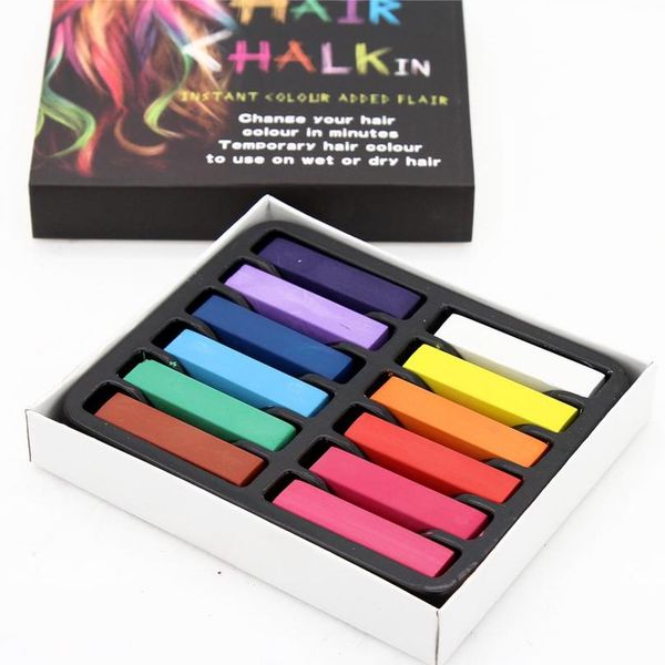 

12 цветов нетоксичный временный салон комплект пастельных волос цвета мел pastel chalk используйте bbyxva
