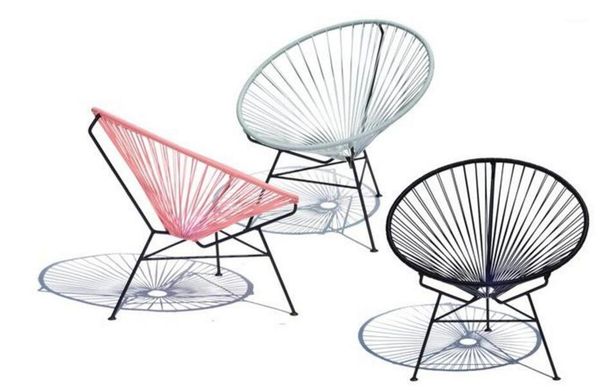

camp furniture outdoor leisure rattan chair cane chairs garden iron courtyard1