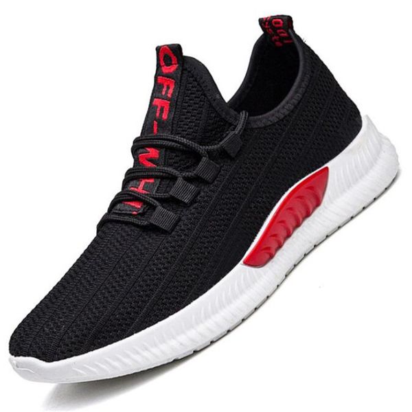 

dropshipping new breathable sneakers shoes men&#39s loafers fashion zapatos de hombre men shoes casual sneakers mens shoes casual, Black