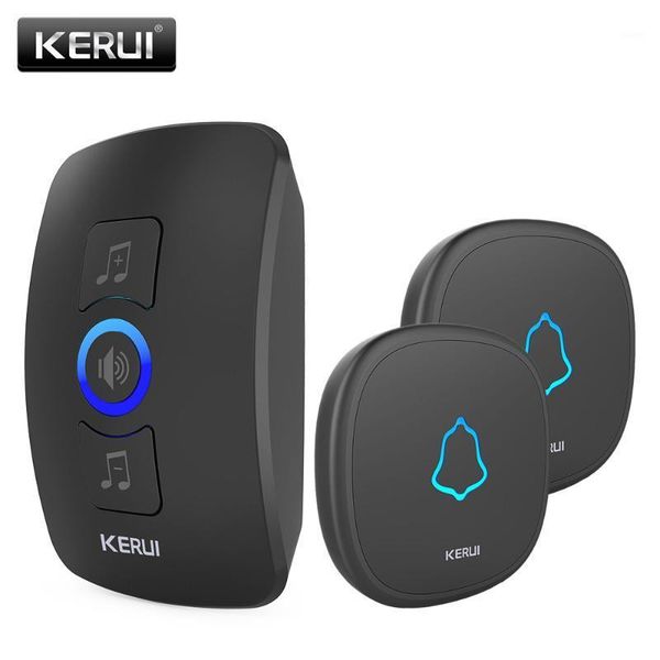 

kerui m525 wireless doorbell kit home security smart doorbell chimes waterproof outdoor touch button super long transmission1