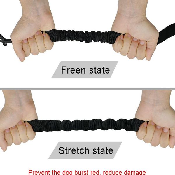 

nylon no-pull 3 way pet dog lead leashes coupler pet adjustable rope no tangle bungee pets walking strap 1 lea jllhyn