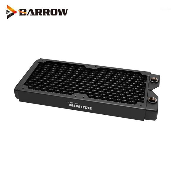 

barrow 240mm copper radiator 120x2mm 12cm fan thin heatsink chassis heat dissipation,dabel-30a 2401