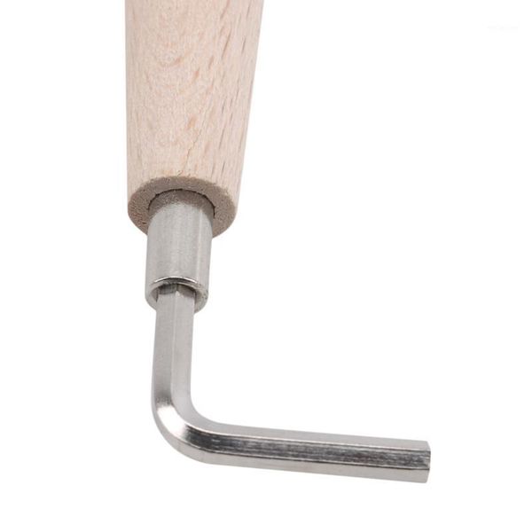 

4mm adjustable guitar wrench allen key wooden handle luthier tool truss rod guitar wrench1