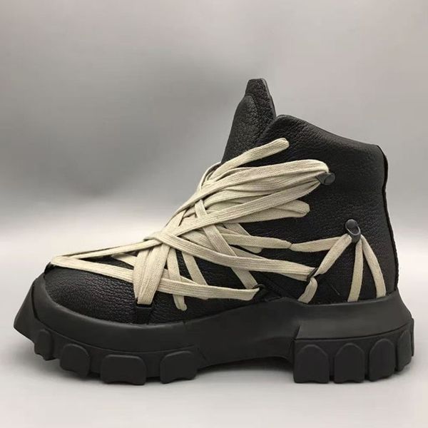 

2021 winter boots men genuine leather military boots man fashion shoes men leather 30#20/20d50, Black