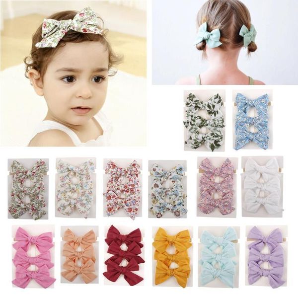 

3pcs baby big hair bows knot hair clips kids girls infant toddler headband headwear sets accessories1, Slivery;white