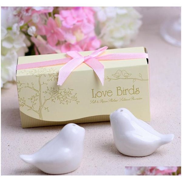

300 pcs=150 set cute wedding and party favors souvenirs of love birds salt and pepper shakers wedding receiption jllpwo dh_garden