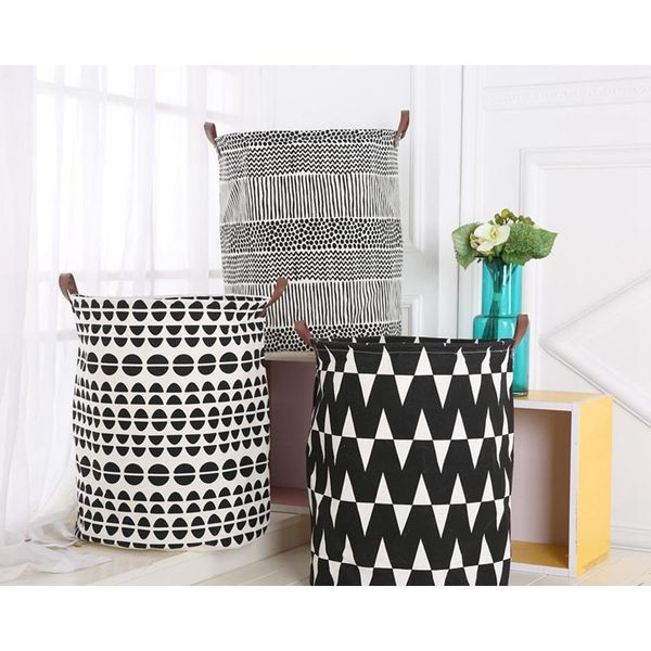 

ins storage baskets bins kids room toys storage bags bucket clothing organization wmtmuk item_home
