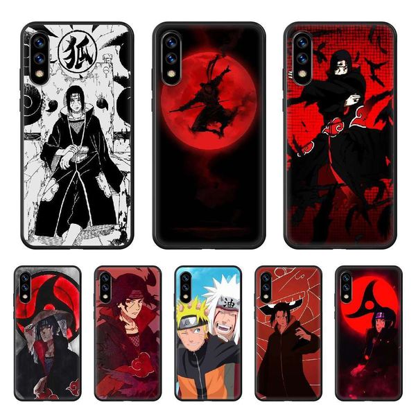 

naruto itachi mobile phone cover, huawei honorary helmet 7 8 9 10 20 a s x lite pro, art case, black back paint