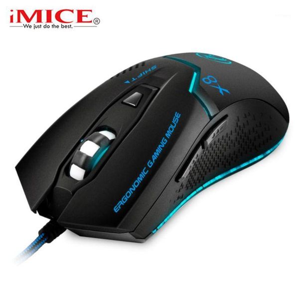 

mice imice wired gaming mouse 3200dpi 6 buttons professional optical usb computer e-sport gamer for pc lapx81