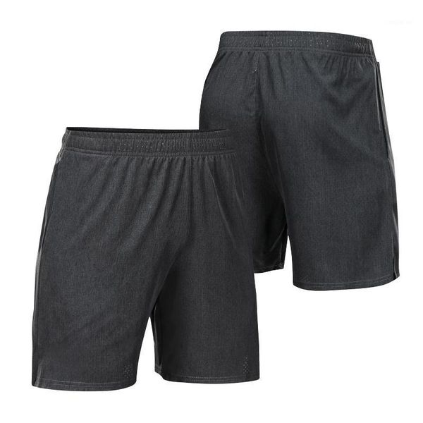 

men sport shorts fitness running breathable mesh sports wear elastic drawstring pockets loose fit casual shorts1, White;black