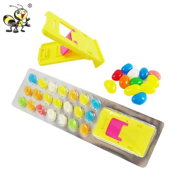 

4fds2awcustom multi fruit flavor mobile phone holder snack toy puffed candy