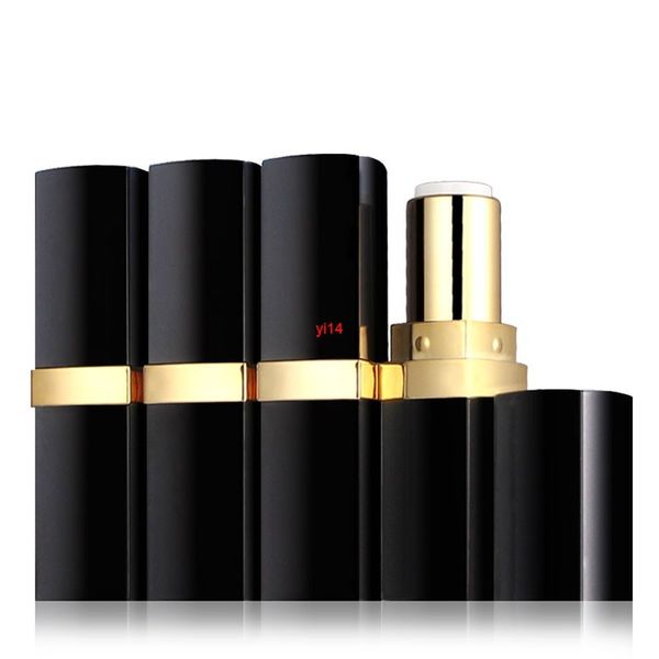 Neue 20 Teile/los Leere Lippenbalsam Tuben Behälter Lippenstift Mode Cool Tube Flasche Schwarz Farbe DIY 12,1mm beste qualität
