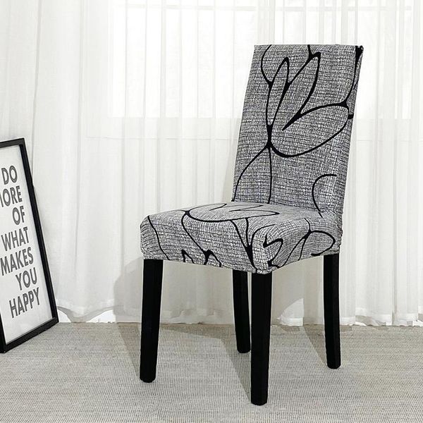 

spandex chair covers floral print stretch home dining elastic chair covers slipcovers for dining room wedding banquet 1/2/4/6pcs1