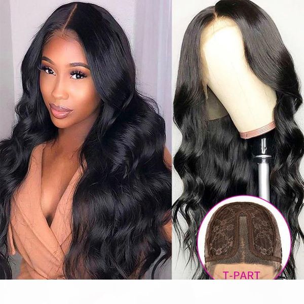 

unprocessed human hair wig body wave malaysian remy lace front wigs with baby hair for black women natural wavy braided glueless lace wig, Black;brown