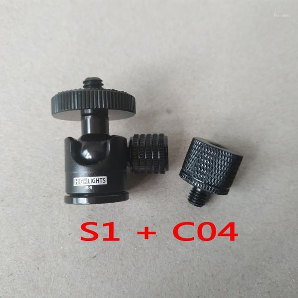 

combination of screw and ball head dslr m6 male bottom 1\4 female tripod ballhead projector mini ball heads action cameras1