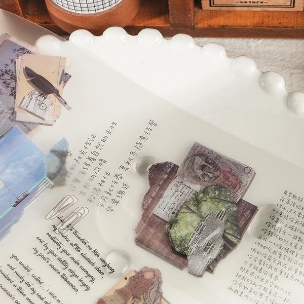 

infeel.me matte pet long лента отправлена ​​в прошлые серии ins стиль творческий ретро материал упаковка подарок wmtsmo