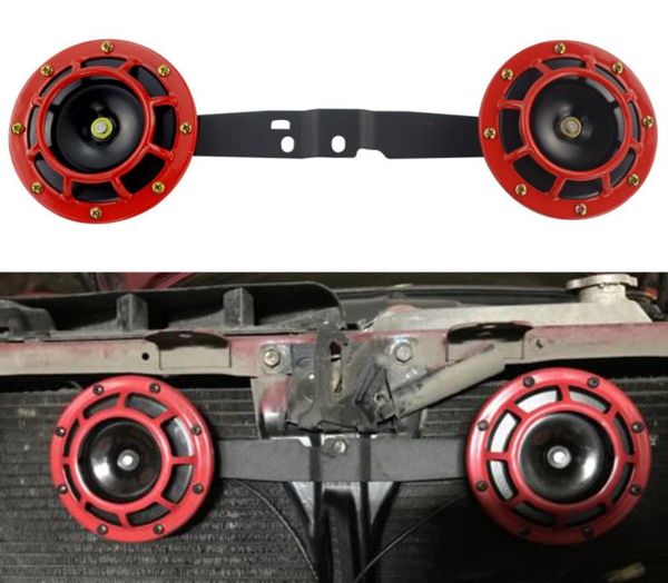 

factory direct sales car horn 12v horn cone shaped high and low voltage whistle horn with relay and bracket