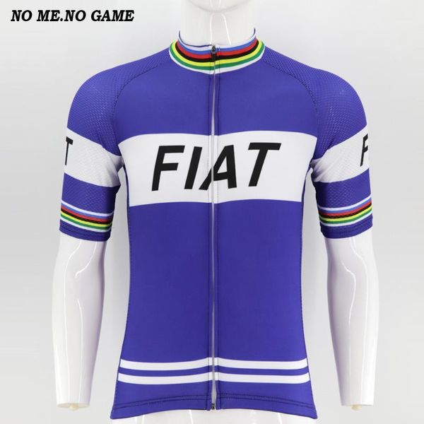 Giacche da corsa NO ME GAME Maglie ciclismo retrò Uomo Manica corta Bicicletta da strada Jeresy Abbigliamento blu Abbigliamento Ropa1