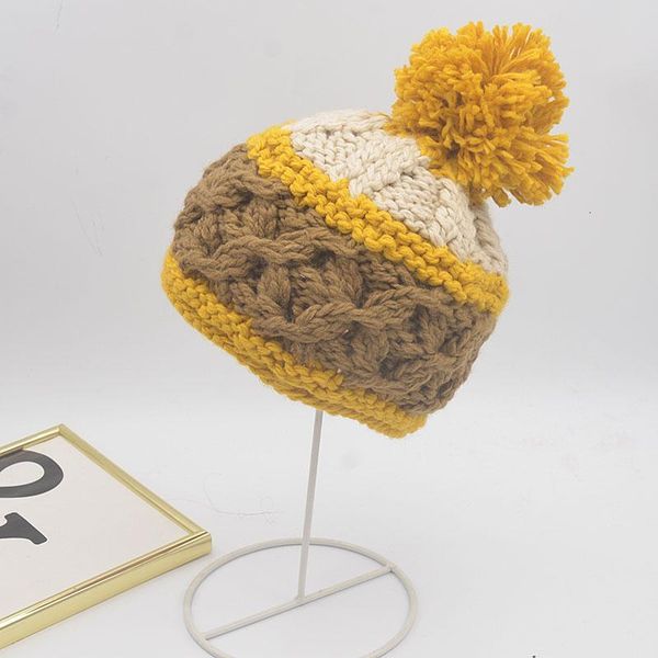 

2020 new women fashion knitted hat brand winter girls ball hat thick warm balaclava casual beanies, Blue;gray