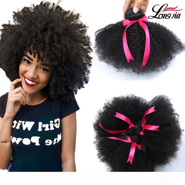 

8a mink peruvian afro kinky curly hair wave 3 bundles peruvian virgin afro kinky curly human hair extensions peruvian afro kinky virgin hair, Black