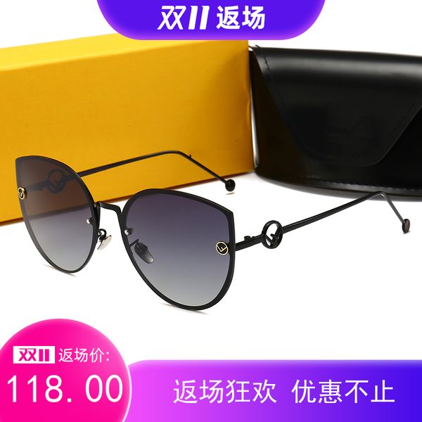 

women international high end sunglasses personality, White;black