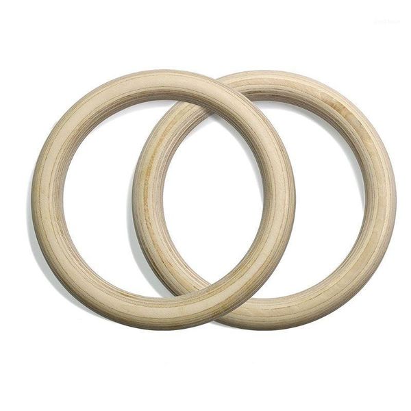 

dance ribbon portable 32mm wood wooden ring kit crossfit gymnastics rings gym shoulder strength home fitness training equipment m7dc1