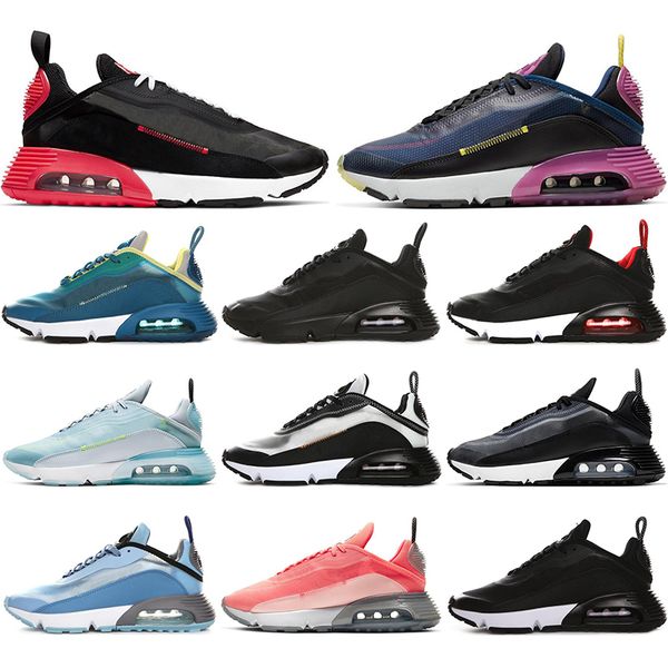 

2090 running shoes for men women triple black pure platinum white with black symbol chaussures breathable outdoor trainers sports sneakers