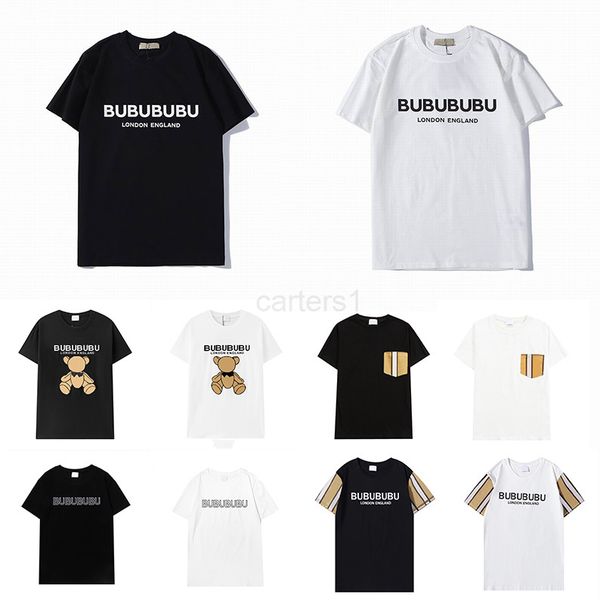 

t shirts fashion mens women designers t-shirts tees apparel man s casual chest letter shirt luxurys clothing street shorts sleeve, White;black