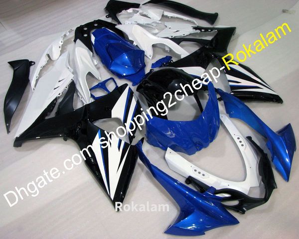 GSXR-1000 Blue Black White Flatings для Suzuki K9 GSXR1000 2009-2016 GSX R1000 GSXR 1000 Объем для тела (литье под давлением)