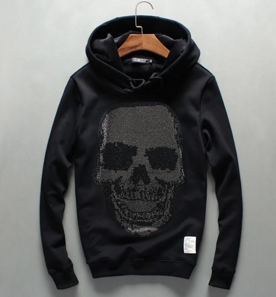 

hip hop of the diamond slim fit men coat with hood outerwear e1nb, Black