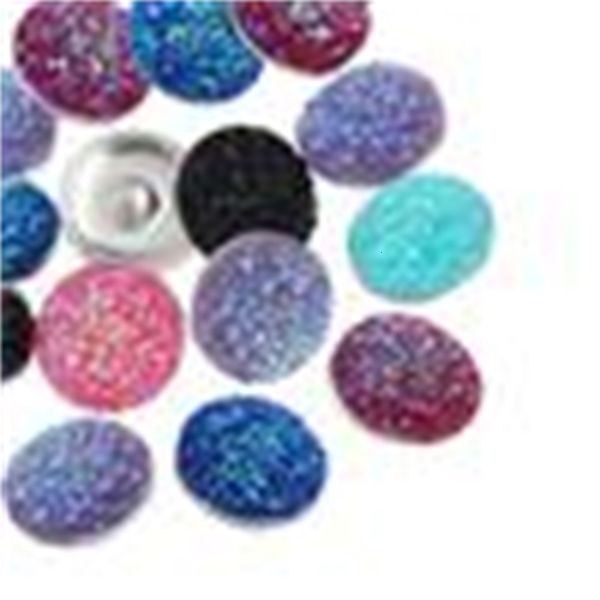 

factoryzlbwbracelets jewelry fit 10pcs fine resin snap buttons mixed 18mm