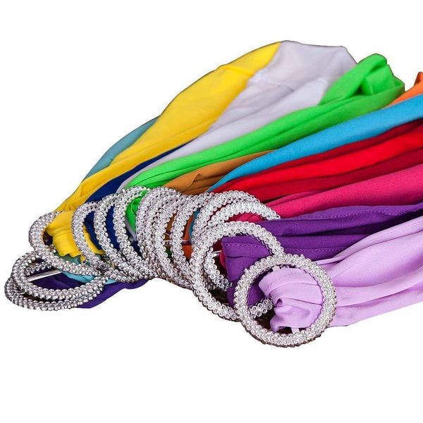 

sash spandex cover lycra bands wedding party birthday chair buckle sashe decoration colors availablejjjx
