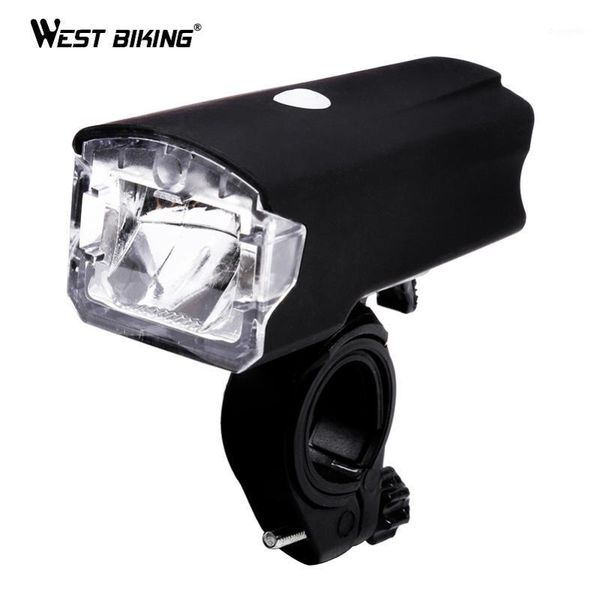 

west biking usb rechargeable bicycle light accessories front handlebar cycling led lights batttery torch headlight1