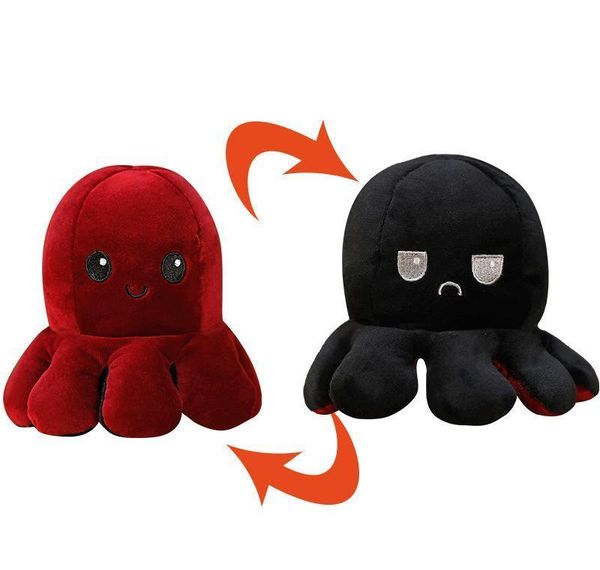 

наполненные последние милые двусторонние игрушки осьминоги горячие пед животные обратимые 10 * 20 см плюшевые кукла осьминога 2020 выражение