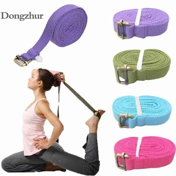 

resistance bands 3m adjustable yoga stretch strap sport belts d-ring fitness gym arm legs waist exercise rope bands1