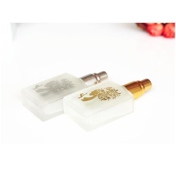 

10pcs/lot frosted glass perfume spray bottle 15ml empty perfume bottles refillable glass sprayer bottle atomizer gla qylhxb