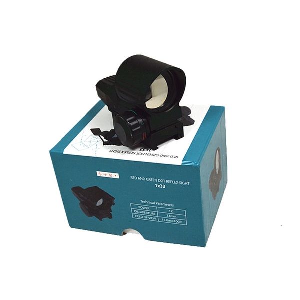 

outdoor tactical 1x33 green for 20mm picatinny red dot sight hunting scopes