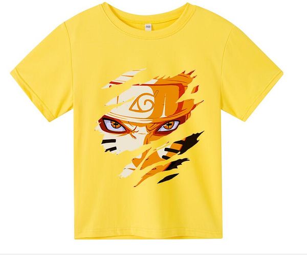 

2022 anime naruto tshirt girl kawaii cartoon clothes graphic t shirts harajuku funny casual oversized tshirt children's clothing boys, Blue
