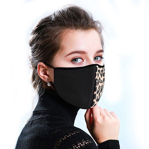 

masks 3 styles new cheetah fashion print anti-dust anti-smog pm2.5 filter outdoor cycling breathable washable mask ing