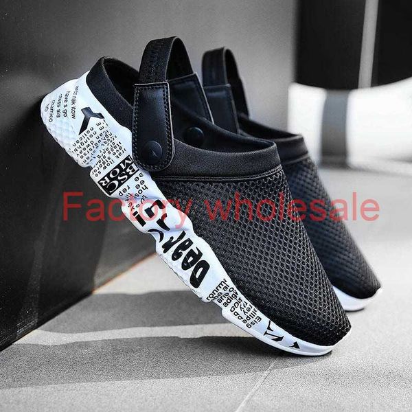 

weweya 2020 new plus size 47 men's slippers camouflage toe shape slides flip flops bathroom massage slippers summer beach shoes y200706, Black