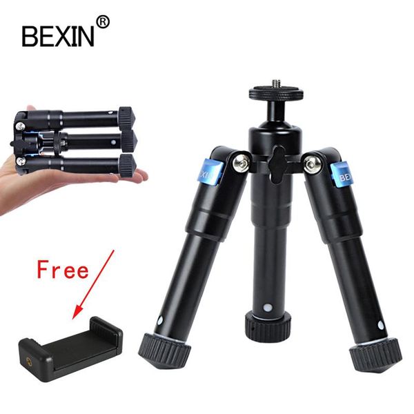 

bexin ms15 pgraphy tripod mini mobile portable tripod bracket aluminum bracket for digital camera smartphone