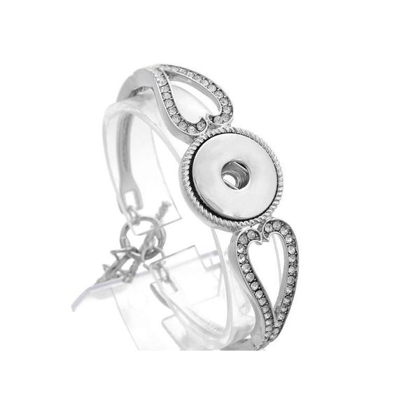 

snap button bracelet&bangles silver plated bracelet charm bracelets 18mm snap buttons jewelry new bbyxky, Golden;silver